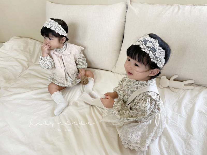 Hi Byebebe - Korean Baby Fashion - #babyoutfit - Sha Sha Quilting Vest - 8