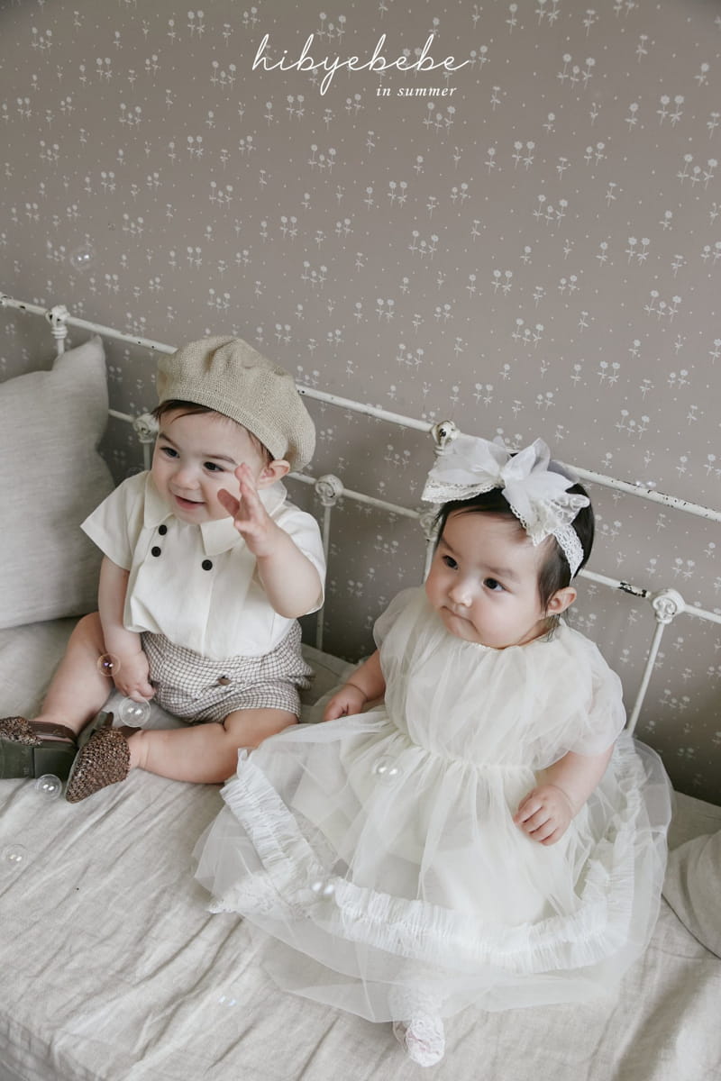 Hi Byebebe - Korean Baby Fashion - #babyoutfit - Lusia Wrinkle One-piece - 5