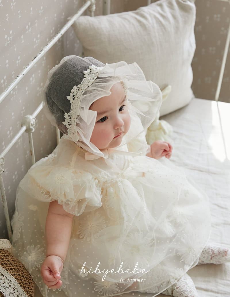 Hi Byebebe - Korean Baby Fashion - #onlinebabyboutique - Maxy Lace Bonnet - 5