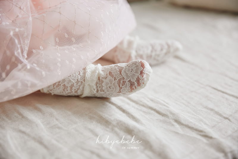 Hi Byebebe - Korean Baby Fashion - #smilingbaby - Flower Mesh Lace Socks - 5