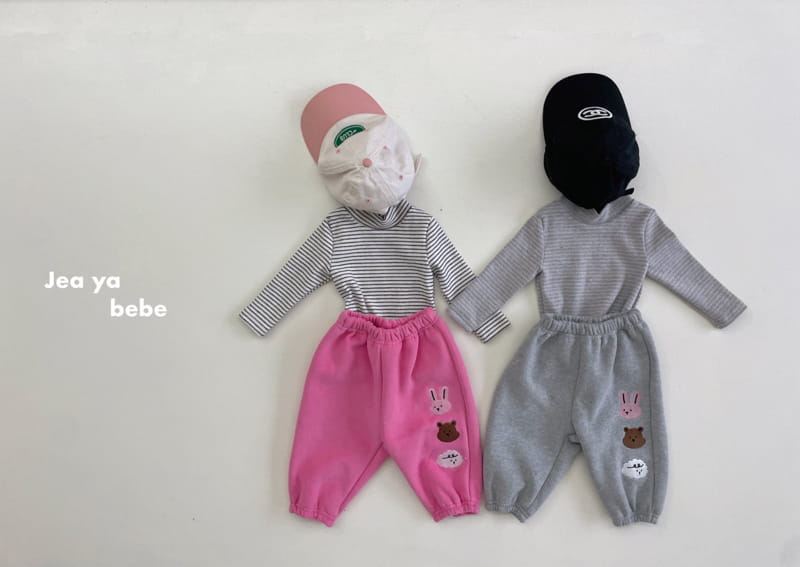 Jeaya & Mymi - Korean Baby Fashion - #babyootd - Embroidery Pants Bebe - 9