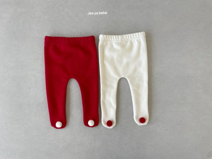 Jeaya & Mymi - Korean Baby Fashion - #babyoutfit - Santa Foot Leggings