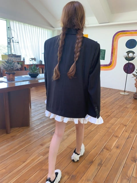 Jkichi - Korean Women Fashion - #momslook - Frill Jacket - 11
