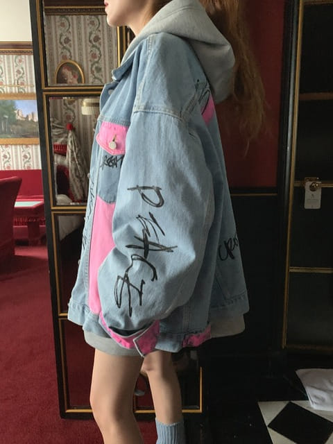 Jkichi - Korean Women Fashion - #momslook - Painting Jacket - 2