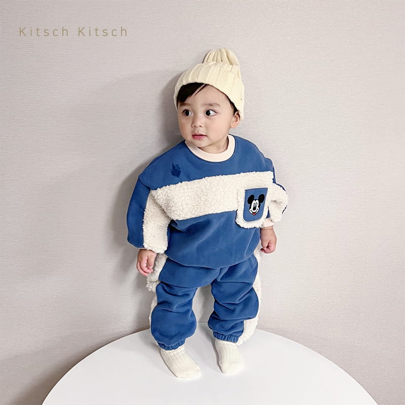 Kitsch Kitsch - Korean Children Fashion - #childofig - D M Bbodum Color Top Bottom Set - 8