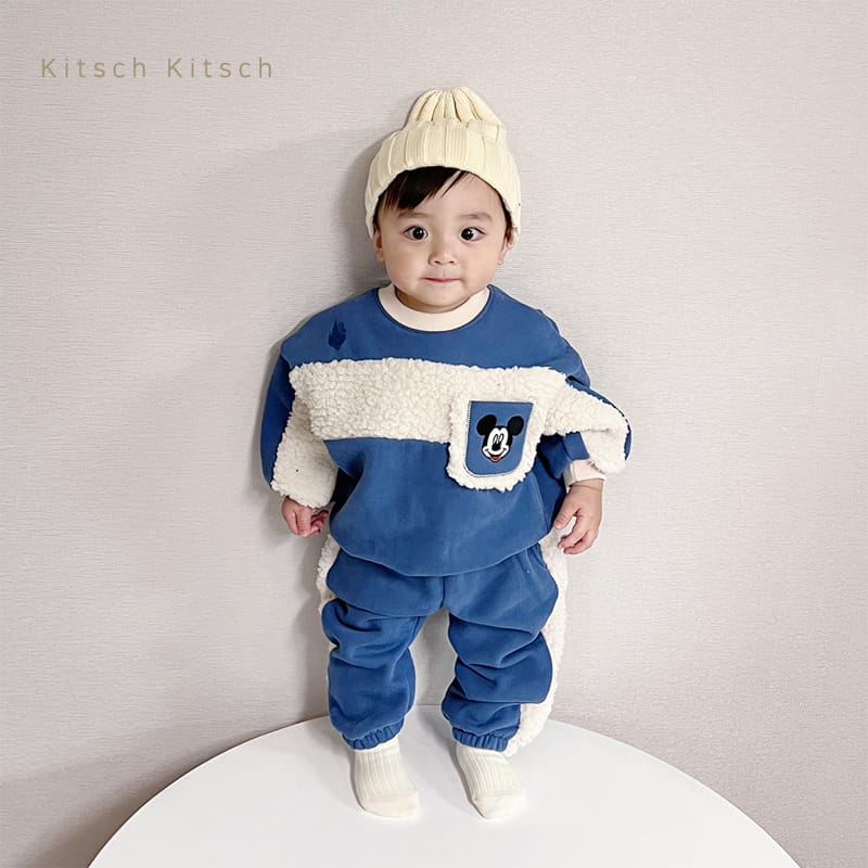 Kitsch Kitsch - Korean Children Fashion - #childrensboutique - D M Bbodum Color Top Bottom Set - 9