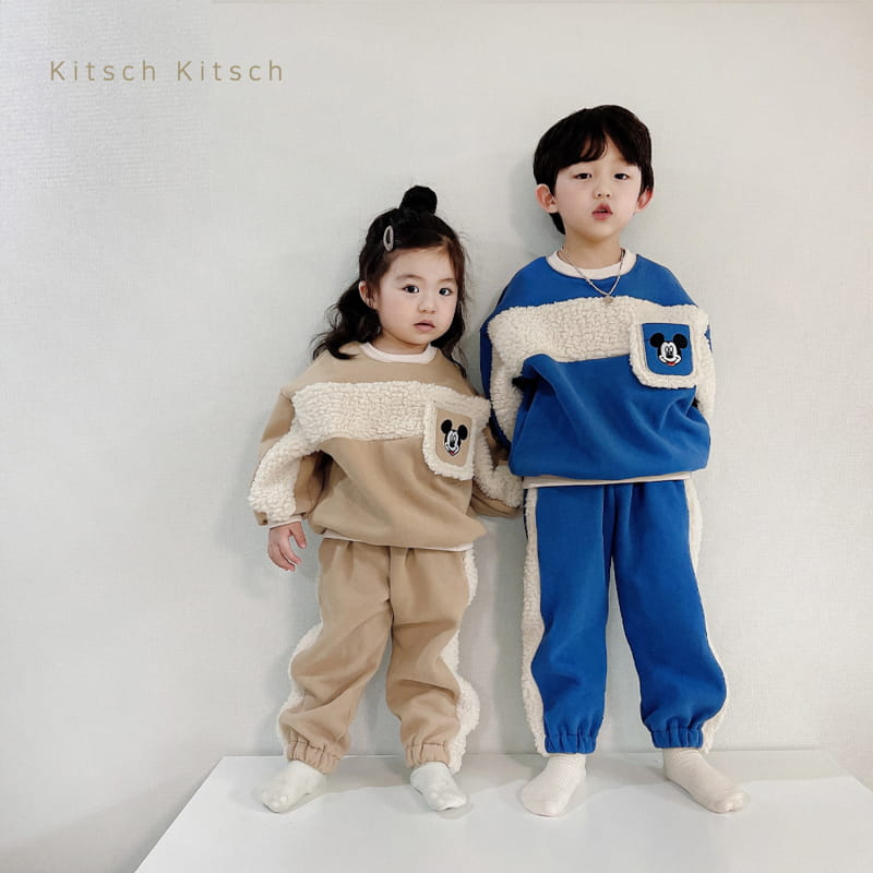 Kitsch Kitsch - Korean Children Fashion - #designkidswear - D M Bbodum Color Top Bottom Set - 10