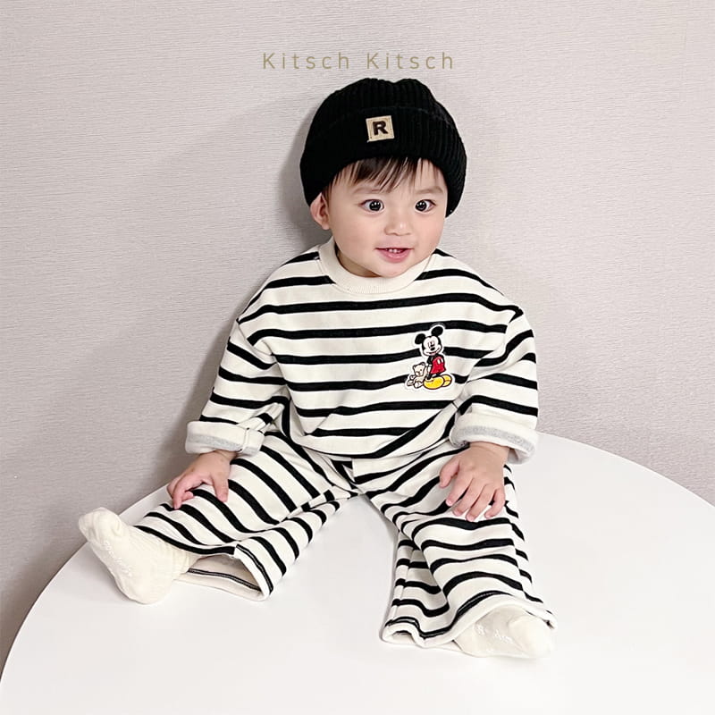 Kitsch Kitsch - Korean Children Fashion - #designkidswear - Ppiyong Sweatshirt Top Bottom Set - 8
