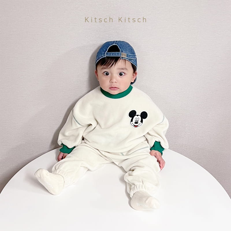 Kitsch Kitsch - Korean Children Fashion - #fashionkids - Cozy M Traffic Light Top Bottom Set - 11