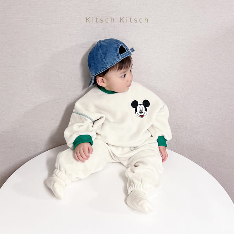 Kitsch Kitsch - Korean Children Fashion - #kidsshorts - Cozy M Traffic Light Top Bottom Set - 12