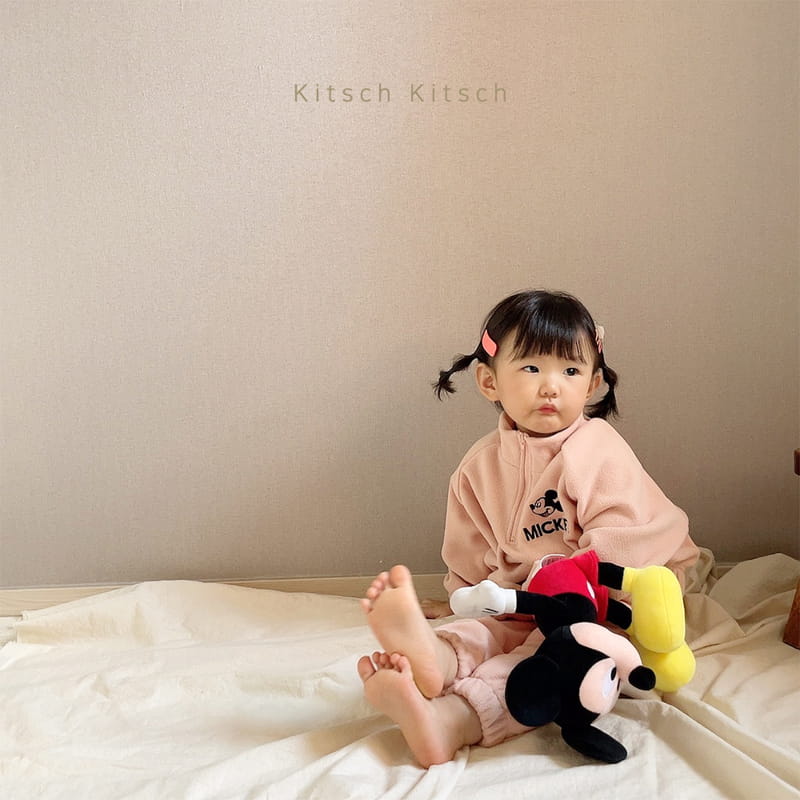 Kitsch Kitsch - Korean Children Fashion - #magicofchildhood - Lets GO M Fleece Top Bottom Set - 7
