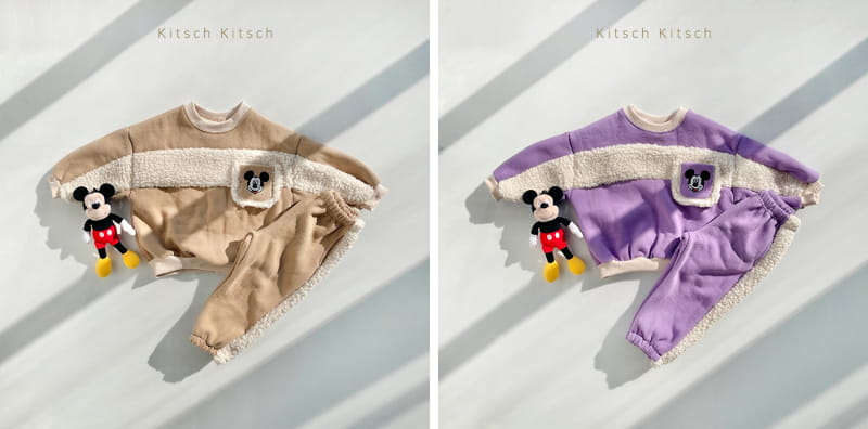 Kitsch Kitsch - Korean Children Fashion - #minifashionista - D M Bbodum Color Top Bottom Set - 3