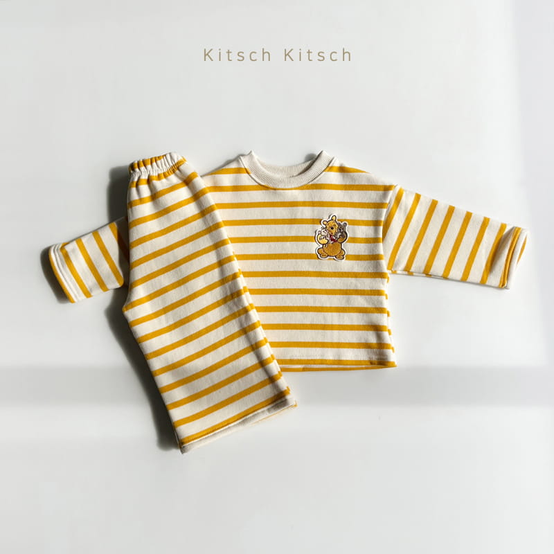 Kitsch Kitsch - Korean Children Fashion - #minifashionista - Ppiyong Sweatshirt Top Bottom Set