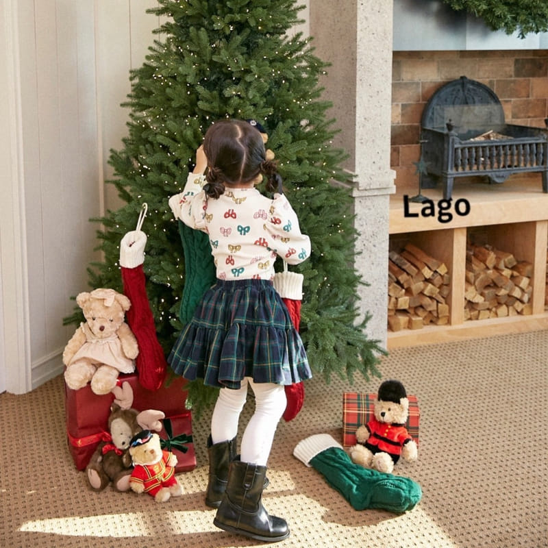 Lago - Korean Children Fashion - #Kfashion4kids - Check Cancan Skirt - 10