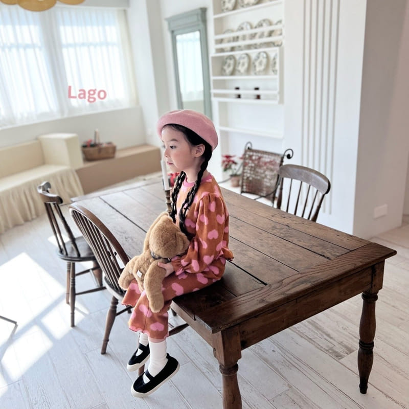 Lago - Korean Children Fashion - #Kfashion4kids - Heart Bosong Set - 9