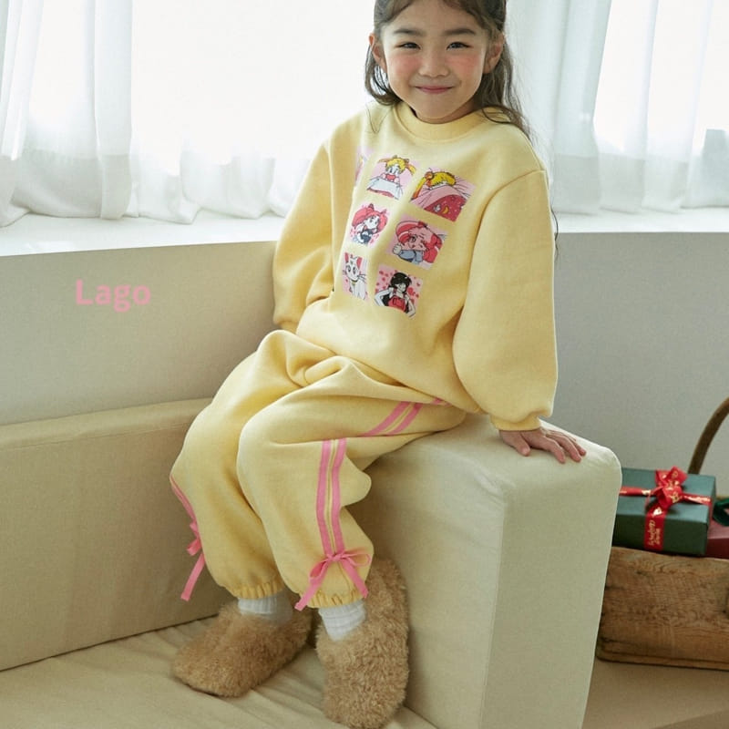 Lago - Korean Children Fashion - #Kfashion4kids - Ribbon Tape Pants - 2
