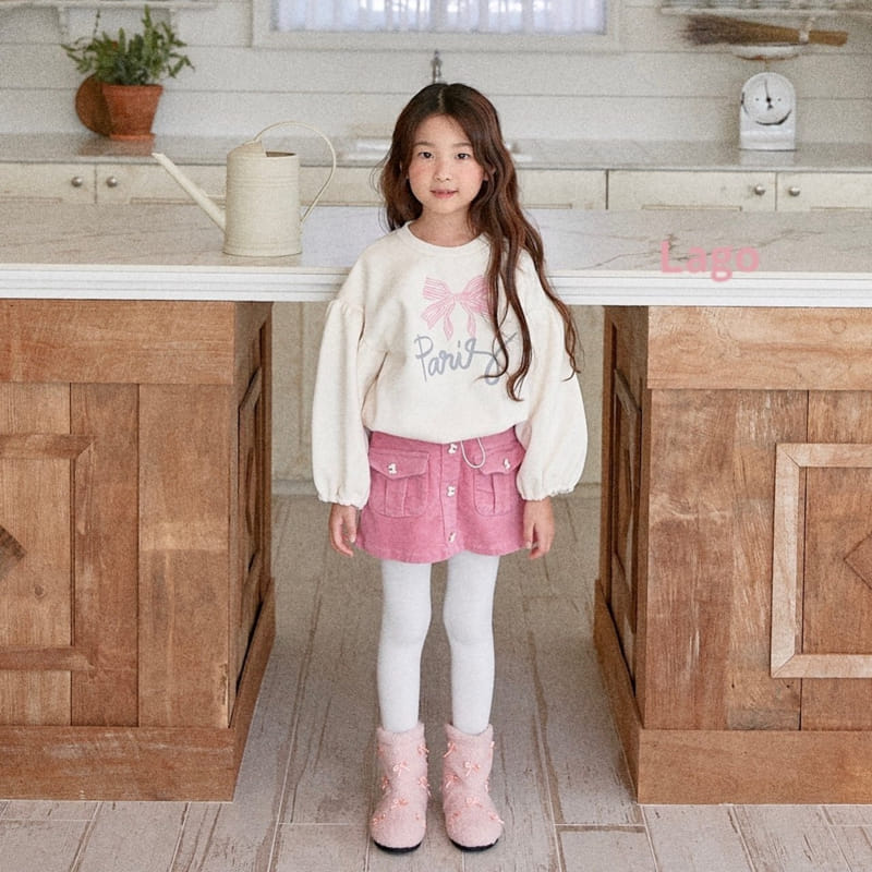 Lago - Korean Children Fashion - #childrensboutique - Ribbon Rib Pants - 7