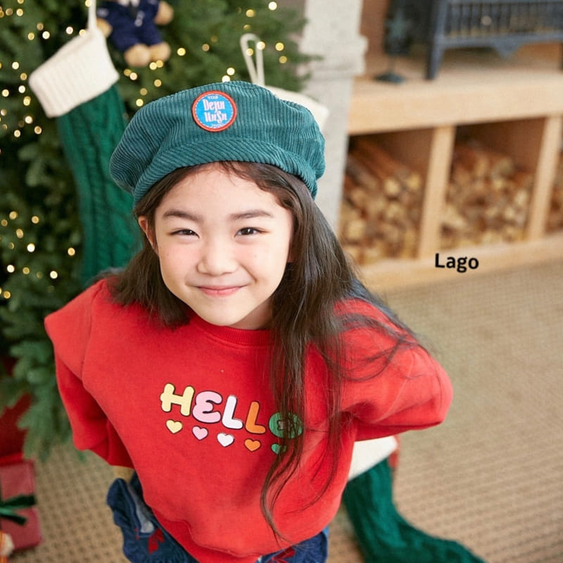 Lago - Korean Children Fashion - #designkidswear - Hello Unbal Sweatshirt