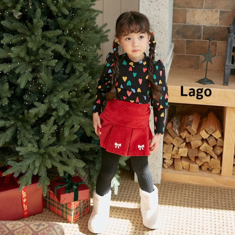 Lago - Korean Children Fashion - #designkidswear - Puff Paint Tee - 2