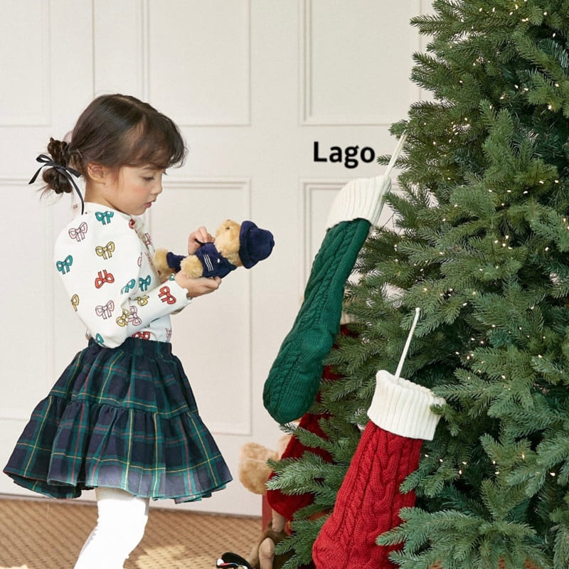 Lago - Korean Children Fashion - #fashionkids - Check Cancan Skirt - 6