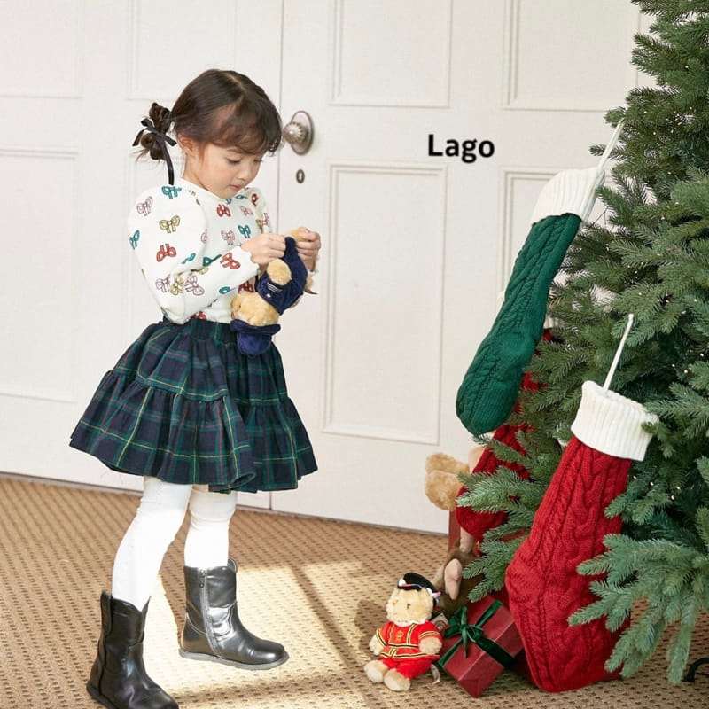 Lago - Korean Children Fashion - #kidsshorts - Check Cancan Skirt - 7