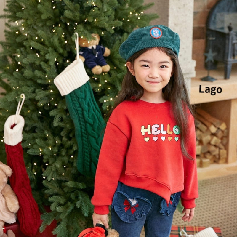 Lago - Korean Children Fashion - #fashionkids - Hello Unbal Sweatshirt - 4