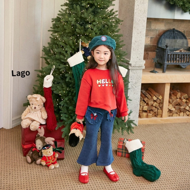 Lago - Korean Children Fashion - #kidsstore - Hello Unbal Sweatshirt - 5