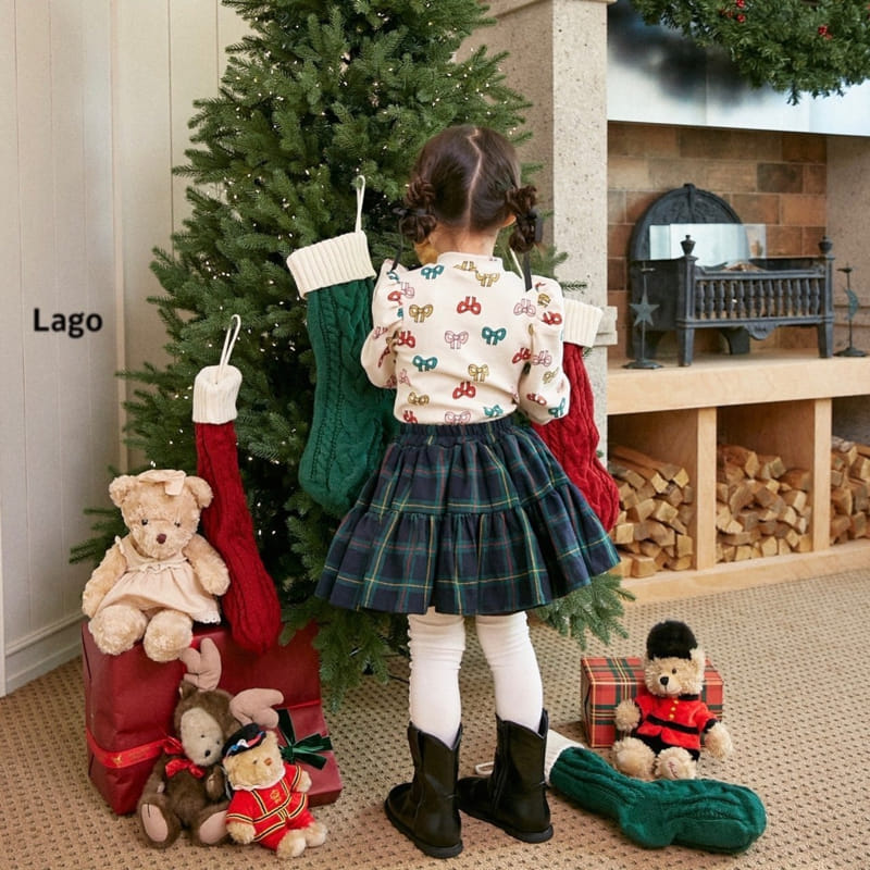 Lago - Korean Children Fashion - #kidzfashiontrend - Check Cancan Skirt - 9