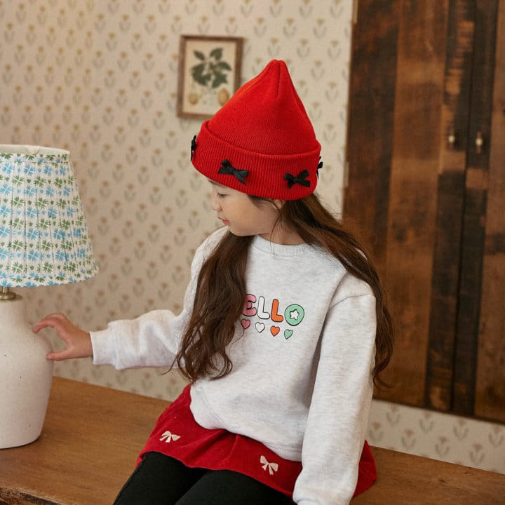 Lago - Korean Children Fashion - #littlefashionista - Ribbon Beanie - 6