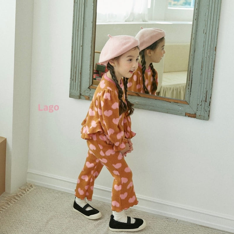 Lago - Korean Children Fashion - #magicofchildhood - Heart Bosong Set - 11