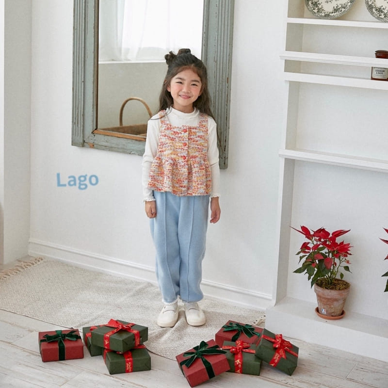 Lago - Korean Children Fashion - #magicofchildhood - Lace Aurora Pants - 5