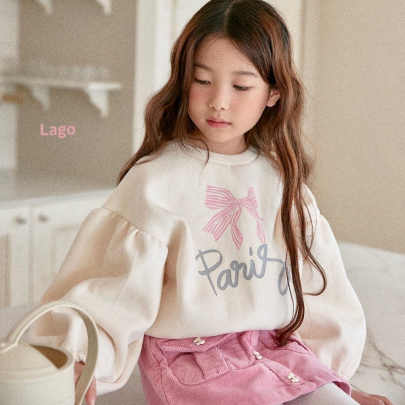Lago - Korean Children Fashion - #minifashionista - Ribbon Rib Pants