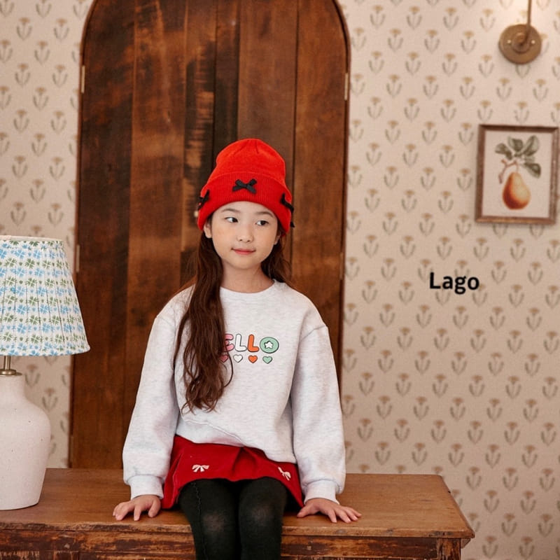 Lago - Korean Children Fashion - #prettylittlegirls - Hello Unbal Sweatshirt - 11