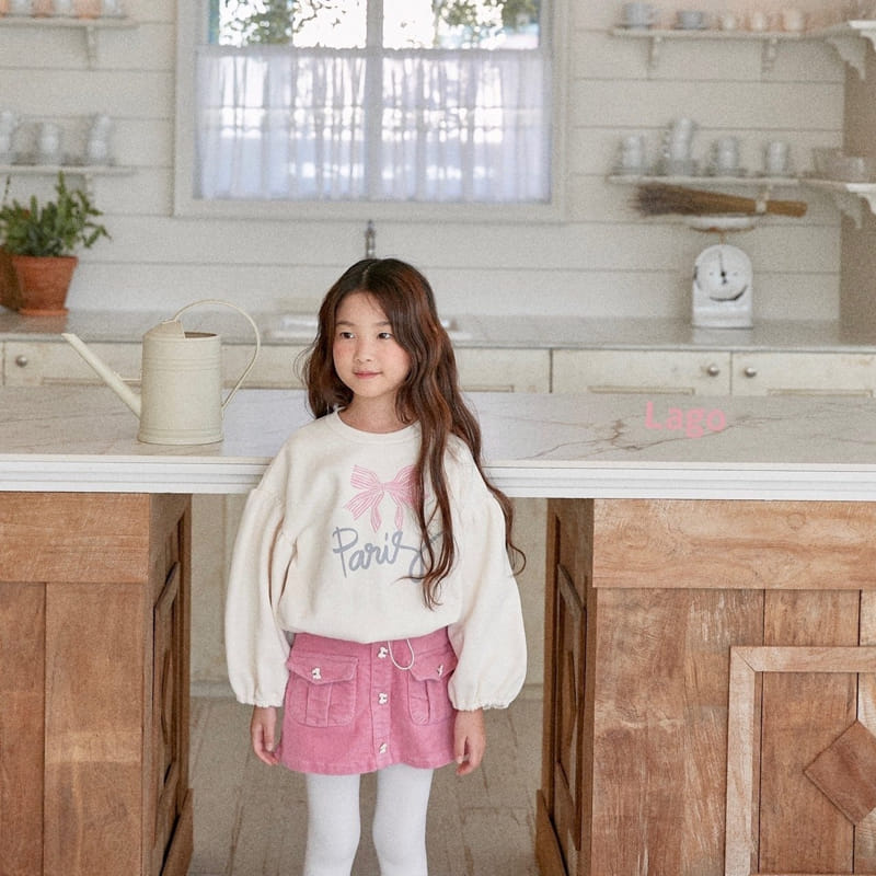 Lago - Korean Children Fashion - #stylishchildhood - Ribbon Rib Pants - 5
