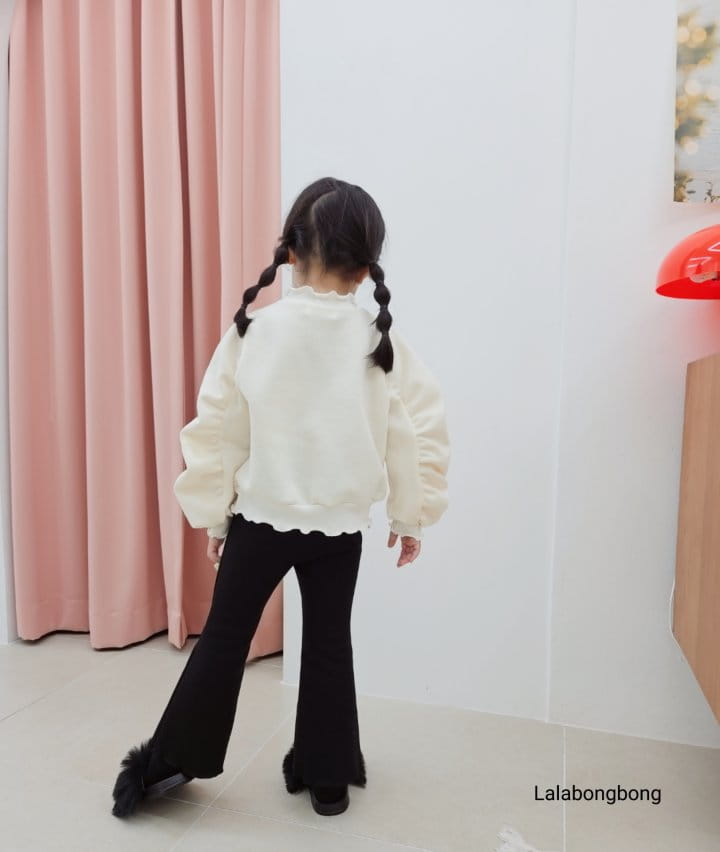 Lalabongbong - Korean Children Fashion - #Kfashion4kids - Fleece Terry Pants - 12