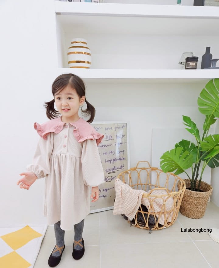 Lalabongbong - Korean Children Fashion - #childofig - Color Corduroy One-piece - 10