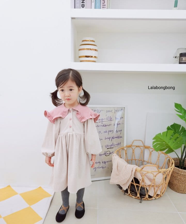 Lalabongbong - Korean Children Fashion - #childofig - Color Corduroy One-piece - 9