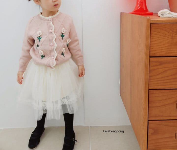 Lalabongbong - Korean Children Fashion - #childofig - Flower Cardigan