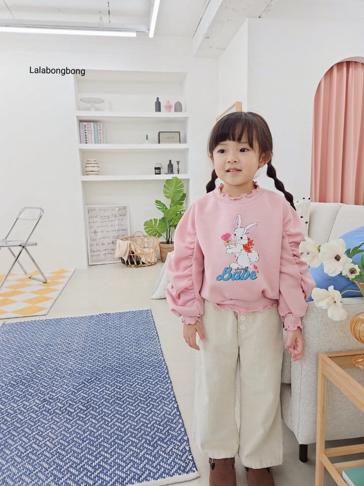 Lalabongbong - Korean Children Fashion - #childrensboutique - Button Rib Pants - 2