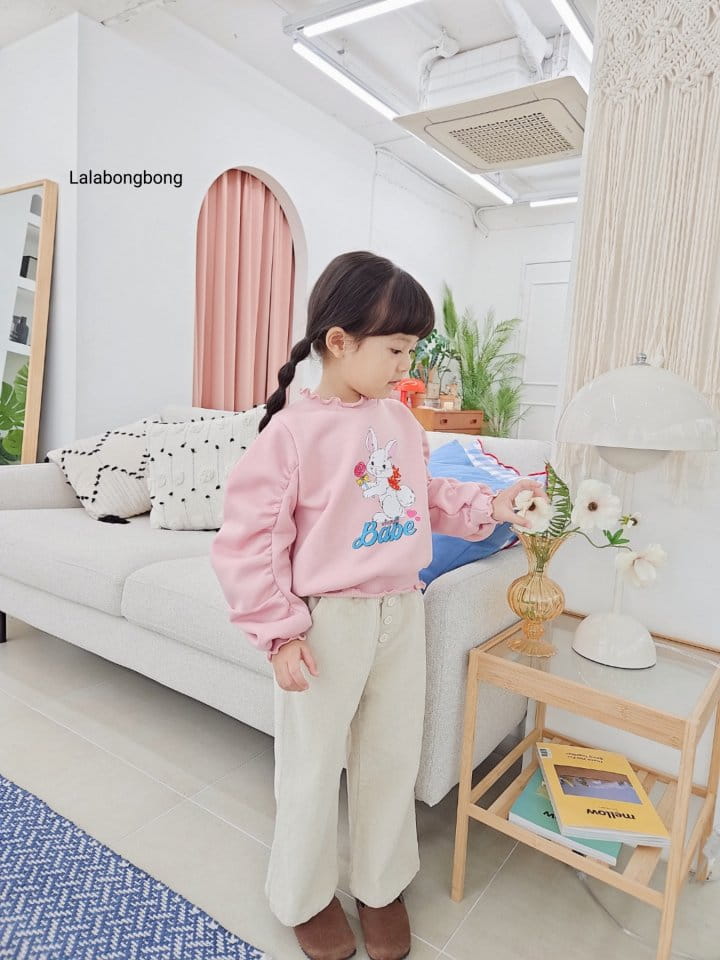 Lalabongbong - Korean Children Fashion - #kidsshorts - Button Rib Pants - 6