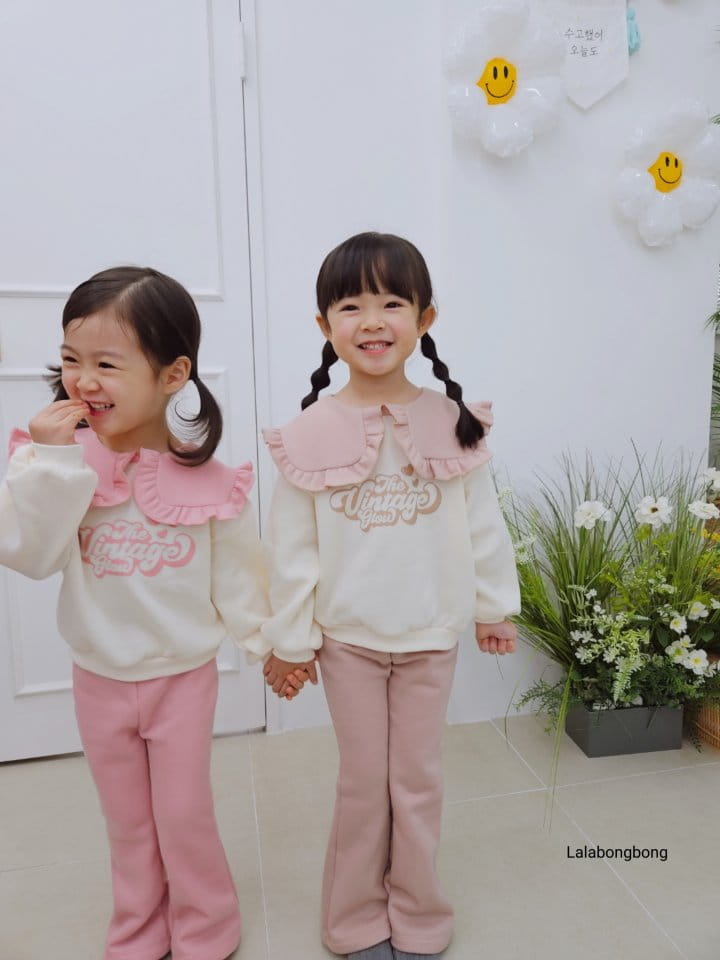 Lalabongbong - Korean Children Fashion - #kidsshorts - Color Collar Set - 2