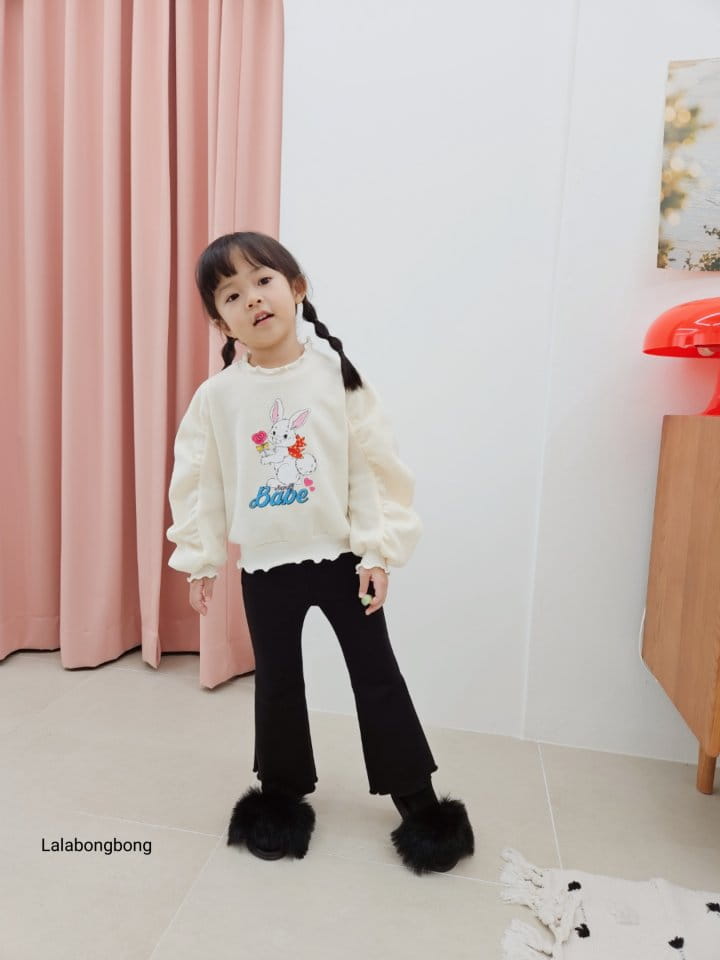 Lalabongbong - Korean Children Fashion - #kidsstore - Fleece Terry Pants - 10