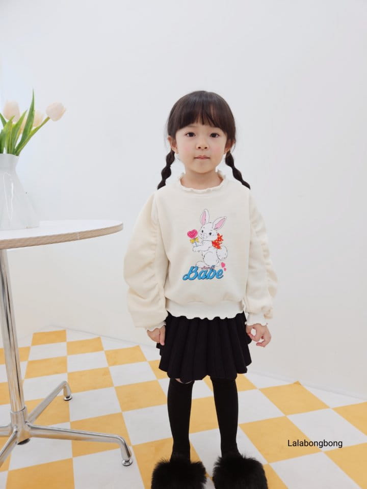 Lalabongbong - Korean Children Fashion - #kidzfashiontrend - Knit Wrinkle Skirt - 10