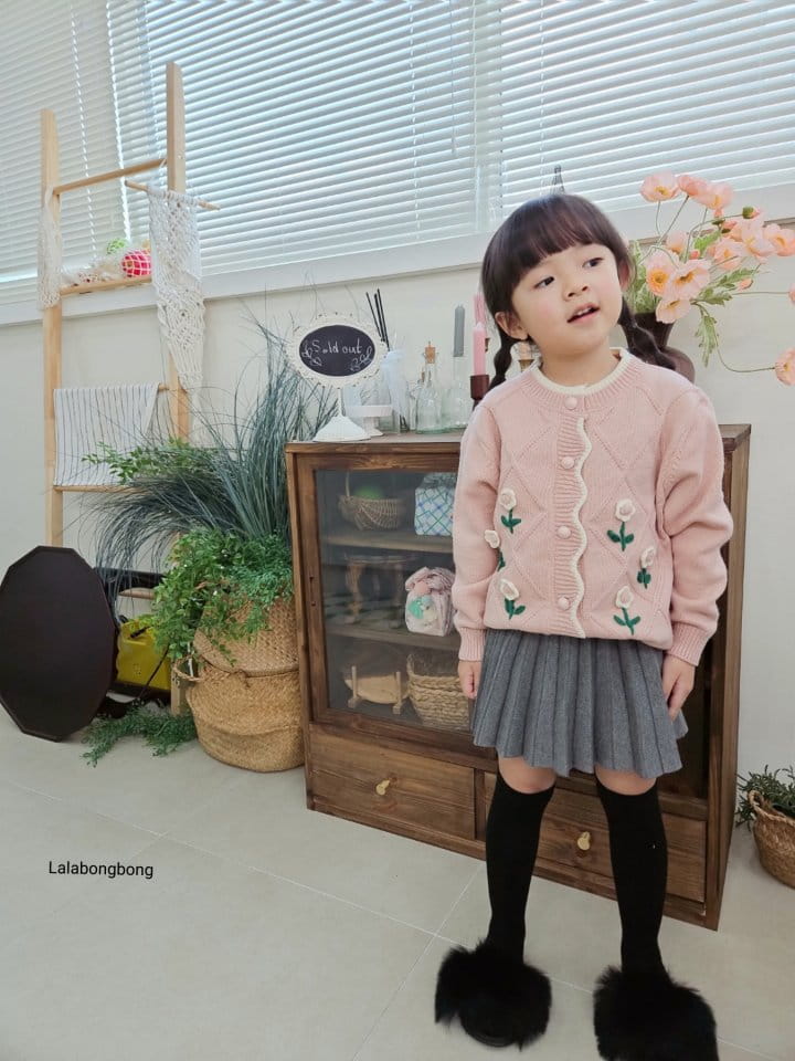 Lalabongbong - Korean Children Fashion - #magicofchildhood - Flower Cardigan - 11