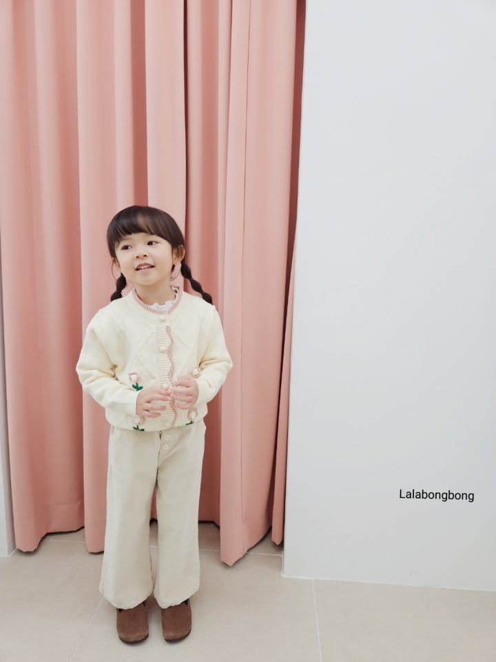 Lalabongbong - Korean Children Fashion - #minifashionista - Button Rib Pants - 12
