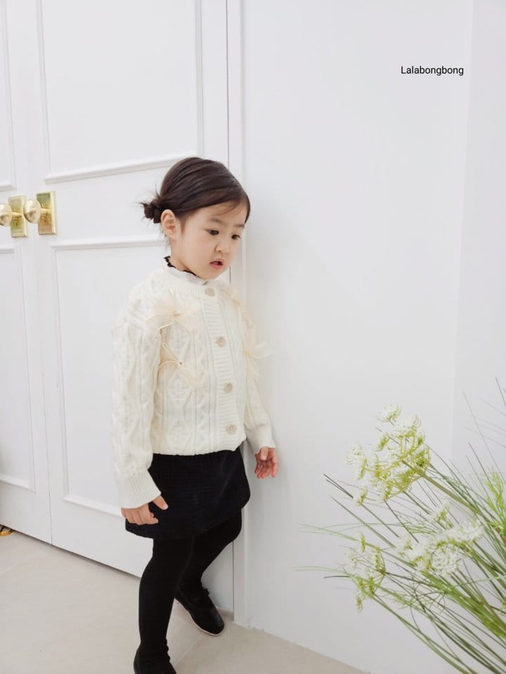 Lalabongbong - Korean Children Fashion - #minifashionista - Ribbon Cardigan - 10