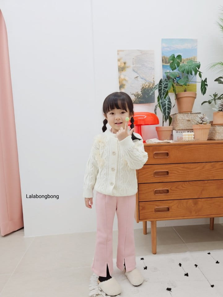 Lalabongbong - Korean Children Fashion - #minifashionista - Slit Pants - 3