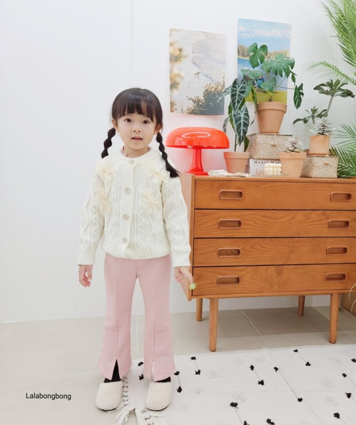 Lalabongbong - Korean Children Fashion - #minifashionista - Slit Pants - 4