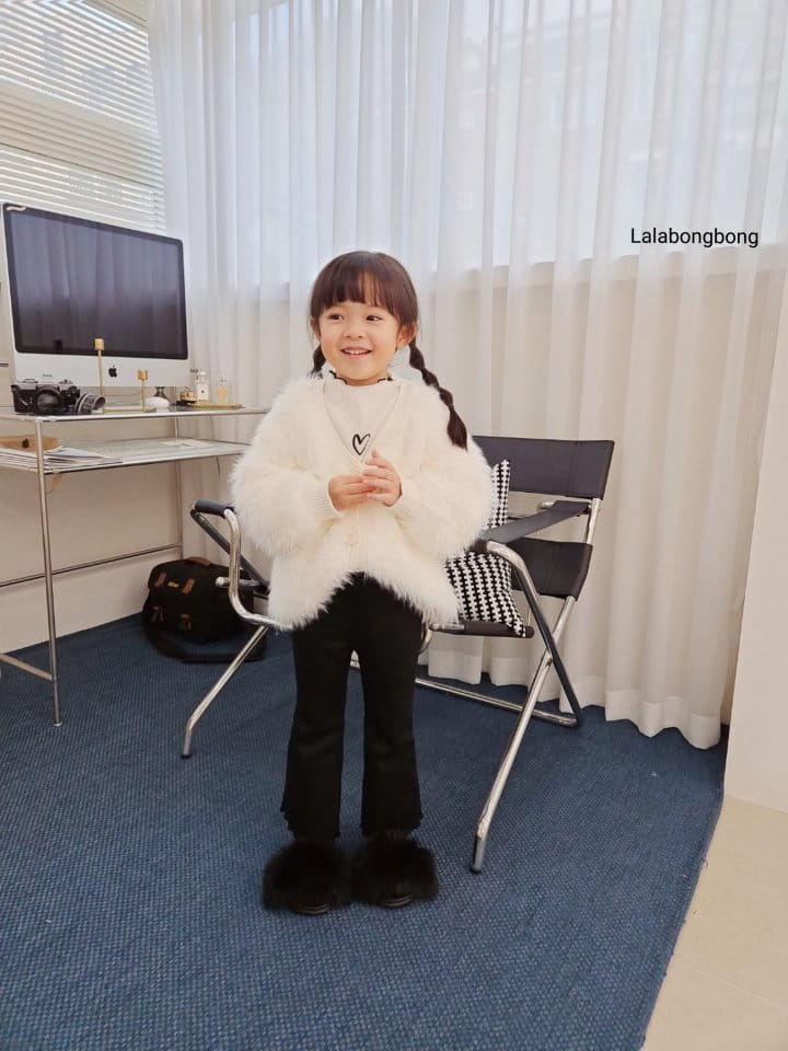 Lalabongbong - Korean Children Fashion - #stylishchildhood - Fleece Terry Pants - 3