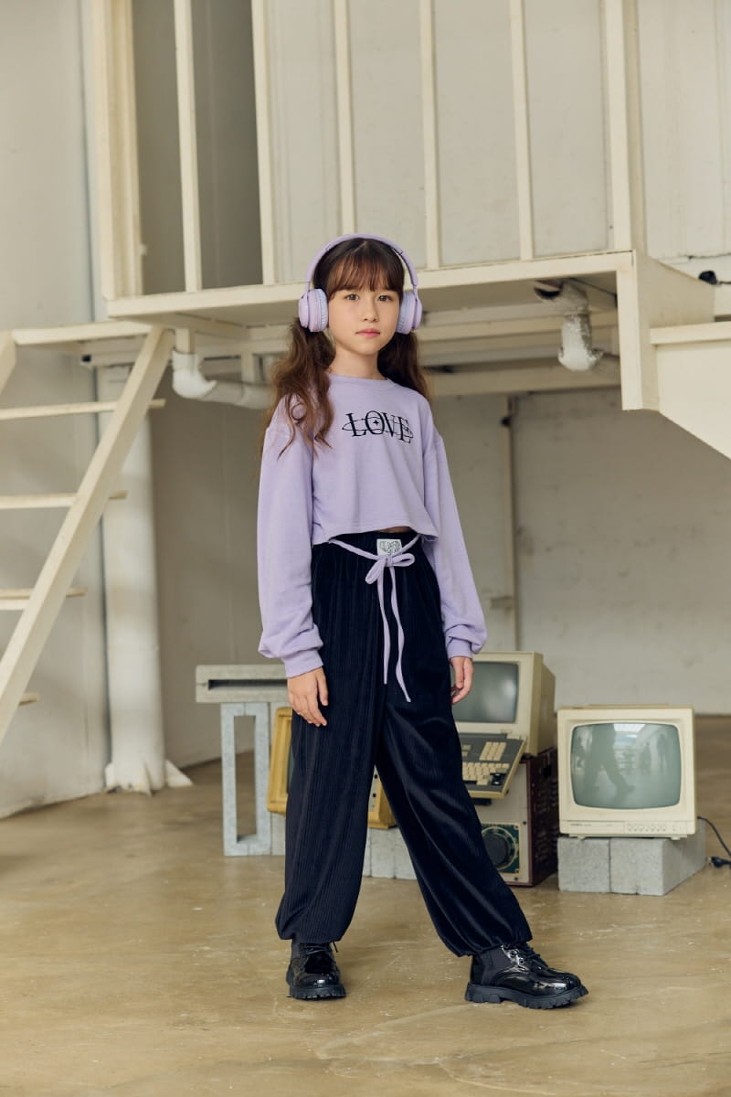 Lilas - Korean Children Fashion - #childofig - Love Crop Tee - 8